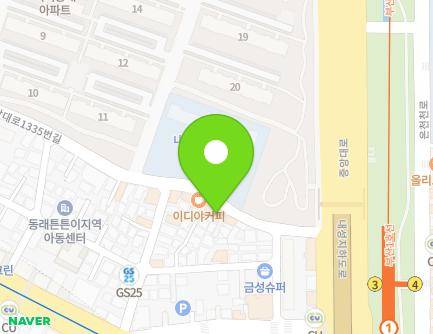 부산광역시 동래구 중앙대로1335번길 17-2 (온천동) 지도