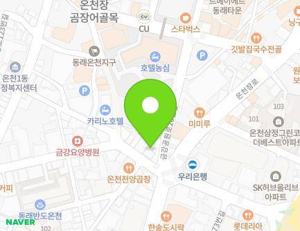 부산광역시 동래구 금강공원로 22-1 (온천동) 지도