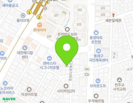 부산광역시 동래구 여고북로73번길 59 (온천동, 해마주차장) 지도