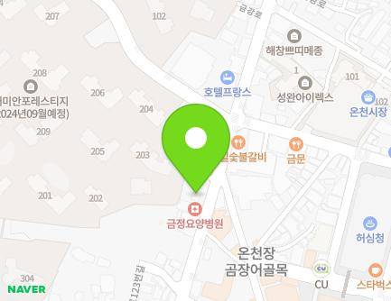 부산광역시 동래구 금강로145번길 3 (온천동, 삼성한의원) 지도