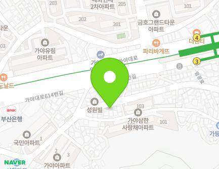 부산광역시 부산진구 엄광로 282-1 (가야동) 지도