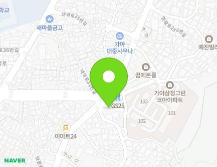 부산광역시 부산진구 엄광로208번길 80-1 (가야동, 삼정어린이집) 지도