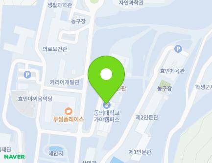 부산광역시 부산진구 엄광로 176 (가야동, 동의대학교) 지도