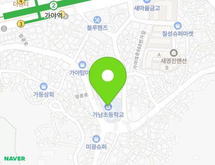 부산광역시 부산진구 엄광로 325 (가야동, 가남초등학교) 지도