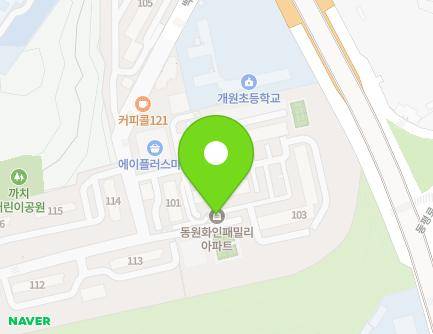 부산광역시 부산진구 백양관문로77번길 55 (개금동, 동원화인패밀리타운) 지도