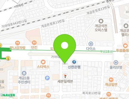 부산광역시 부산진구 가야대로 470 (개금동, 아이사랑산부인과) 지도