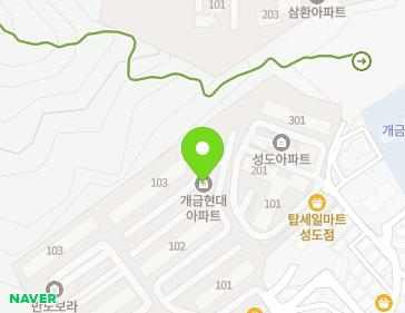 부산광역시 부산진구 개금본동로 34 (개금동, 현대아파트) 지도