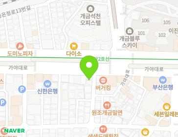 부산광역시 부산진구 가야대로 482 (개금동) 지도