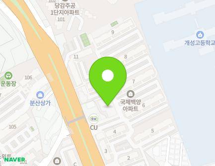 부산광역시 부산진구 백양관문로 104-1 (당감동, 국제백양아파트) 지도
