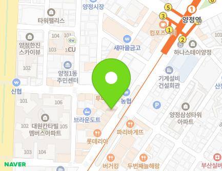 부산광역시 부산진구 중앙대로 907 (양정동) 지도