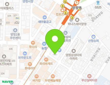 부산광역시 부산진구 중앙대로 910 (양정동, 오성병원) 지도
