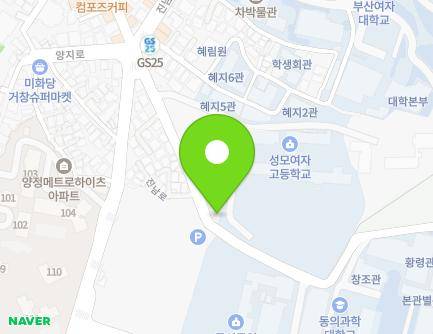 부산광역시 부산진구 양지로 43-1 (양정동, 성모여자고등학교) 지도