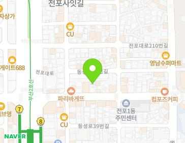 부산광역시 부산진구 전포대로200번길 19-1 (전포동) 지도