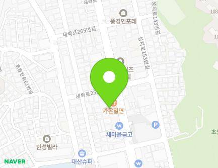 부산광역시 부산진구 새싹로 249 (초읍동) 지도
