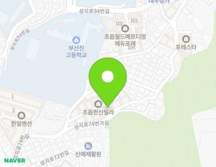 부산광역시 부산진구 성지로74번길 34-18 (초읍동, 한신주택) 지도