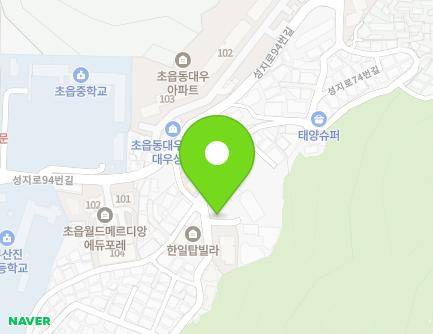 부산광역시 부산진구 성지로74번길 96 (초읍동, 다정유치원) 지도