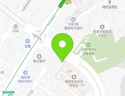 부산광역시 북구 낙동북로 684 (구포동) 지도