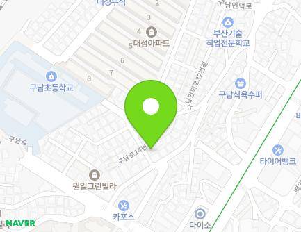 부산광역시 북구 구남로14번가길 8-2 (구포동) 지도
