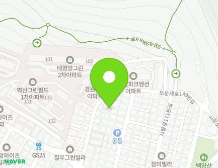부산광역시 북구 모분재로149번길 24-2 (구포동) 지도