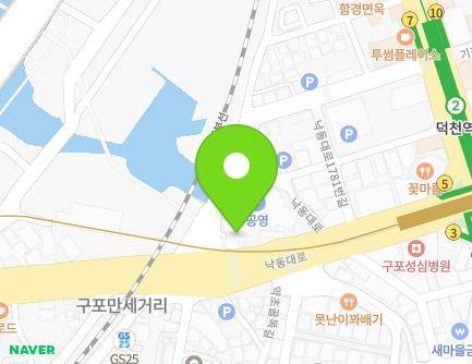 부산광역시 북구 낙동대로 1769 (구포동) 지도