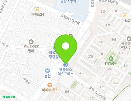 부산광역시 북구 효열로 222 (금곡동, 국민주택단지) 지도