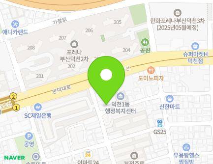 부산광역시 북구 만덕대로102번가길 5 (덕천동, 대경시티빌) 지도