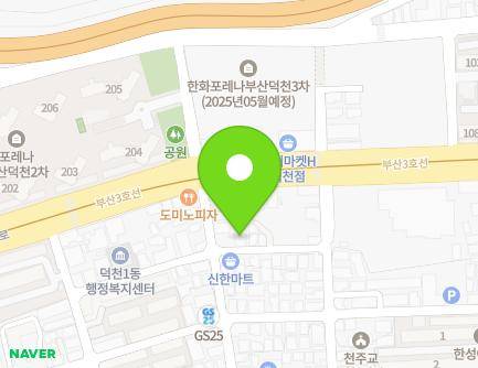 부산광역시 북구 만덕대로102번가길 31 (덕천동, 정우맨션) 지도