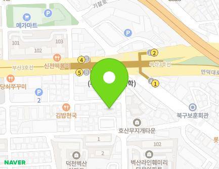 부산광역시 북구 만덕대로142번가길 68 (덕천동, 한옥아트빌라) 지도