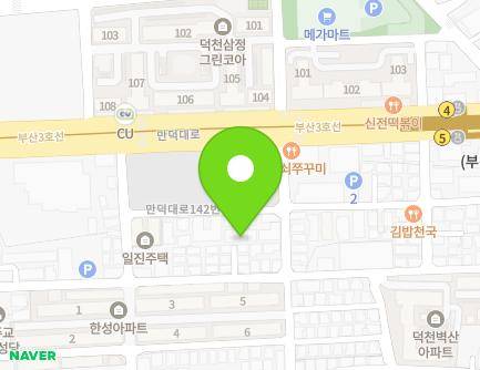 부산광역시 북구 만덕대로142번가길 22-7 (덕천동) 지도
