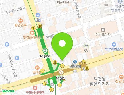부산광역시 북구 만덕대로 3 (덕천동) 지도