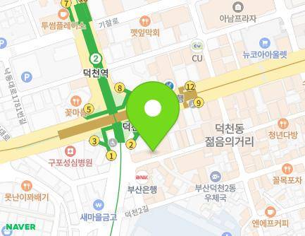 부산광역시 북구 백양대로 1202 (덕천동) 지도