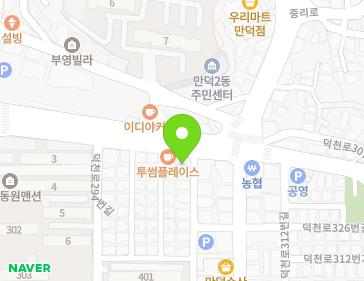 부산광역시 북구 덕천로 302 (만덕동) 지도