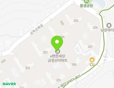 부산광역시 북구 상학로 36 (만덕동, 이편한세상금정산) 지도