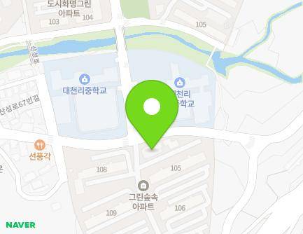 부산광역시 북구 산성로 88-1 (화명동, 그린숲속아파트) 지도