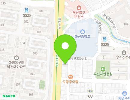 부산광역시 북구 금곡대로 328 (화명동, 화명 한의원) 지도