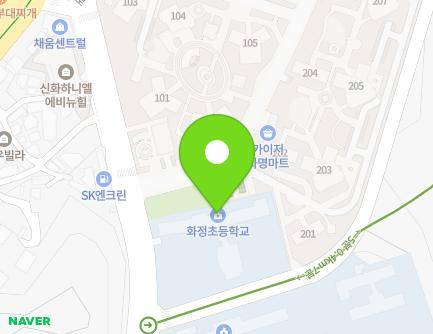 부산광역시 북구 의성로 23 (화명동, 화정초등학교) 지도