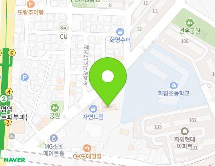 부산광역시 북구 와석장터로 20 (화명동) 지도
