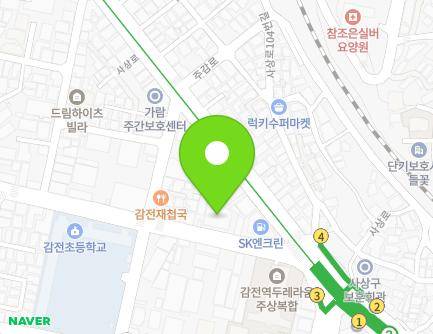 부산광역시 사상구 괘감로 141 (감전동, (주)일화건영) 지도