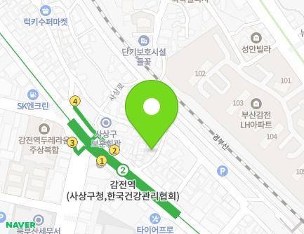 부산광역시 사상구 사상로90번길 7 (감전동, 감동게임장) 지도