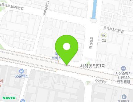 부산광역시 사상구 사상로 지하93-1 (감전동, 감전역) 지도