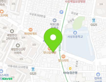 부산광역시 사상구 운산로 52 (괘법동, 한사랑 약국) 지도