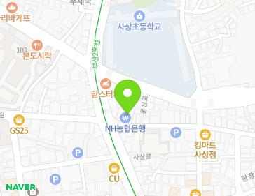 부산광역시 사상구 사상로250번길 3 (괘법동, 농협사상지점) 지도