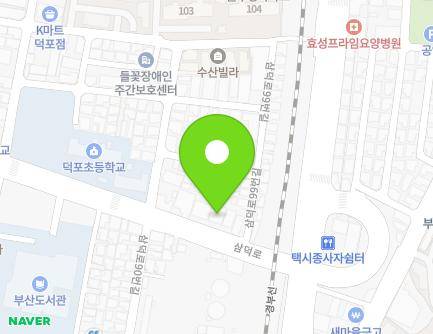 부산광역시 사상구 삼덕로 95 (덕포동) 지도