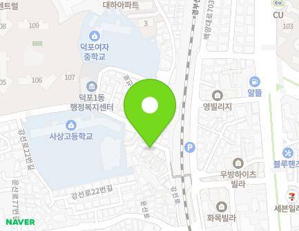 부산광역시 사상구 강선로 44 (덕포동) 지도