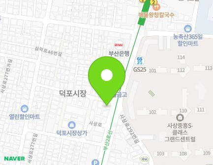 부산광역시 사상구 사상로 293 (덕포동, 민정식소아과의원) 지도