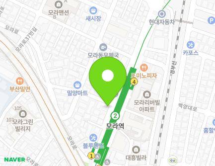 부산광역시 사상구 사상로 509 (모라동, 모라1치안센터) 지도