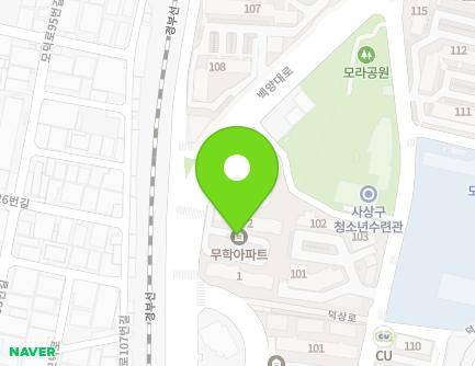 부산광역시 사상구 백양대로 846 (모라동, 무학아파트) 지도