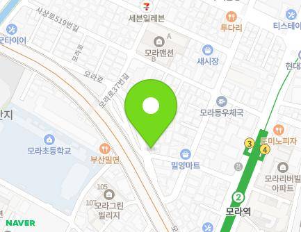 부산광역시 사상구 모라로 45 (모라동, 흥주밀면) 지도