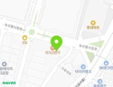 부산광역시 사상구 농산물시장로 36 (엄궁동, 외식1번가) 지도