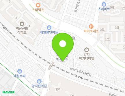 부산광역시 사상구 백양대로445번길 122 (주례동) 지도